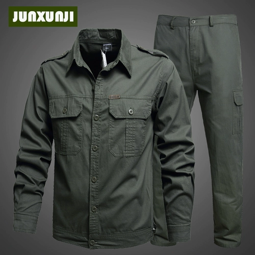 Хлопковый летний тонкий износостойкий камуфляжный комбинезон, защита от ожогов