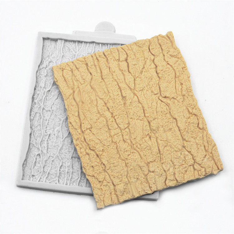 New Pint Food Grade Icing Cake Silica Gel Mold Bark Dry Pesto Decorations Mousse Chocolate Baking Tool