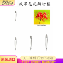 Turning Sugar Clay Flowers Pep Shore Flowers Stainless Steel Cutting Mold Press Engraving Flower Type Emulated Imported Baking Cake Pasta Cold Porcelain