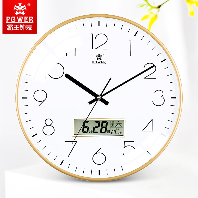 Barking, watch and watch Living room Home Creative hanging table Modern minimalist atmosphere Fashion Nordic mute quartz clock