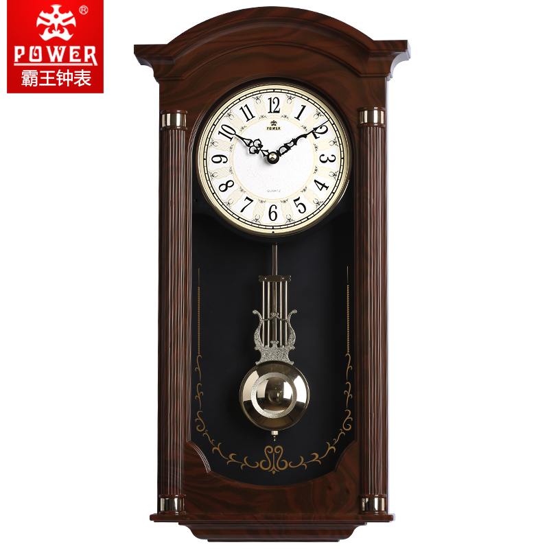 Overlord clock style classical wall clock living room simple pendulum home mute large creative European music clock