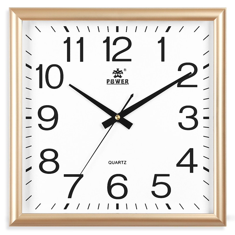 Overlord Clock Modern Simple Wall Clock Living Room Household Square Quartz Clock Wall Fashion Clock Mute Clock