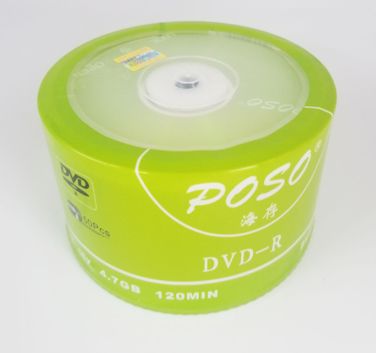  poso DVD-r burning disc DVD blank burning disc 4 7G 16x 50 pieces barrel
