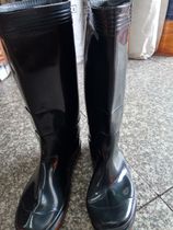 Adult mens high water shoes acid rain boots site slip resistant protective boots shoes female barrel flood control