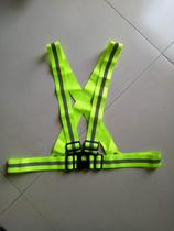 Reflective strip thick reflective vest elastic strap vest riding engineering reflective safety clothing