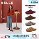 Zhou Yutong's same Belle thick-soled sheepskin bow-knot women's toast Birkenstock shoes can be worn outside slippers E9H1DAH6