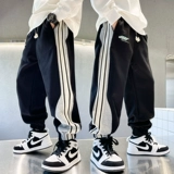 Детский комплект для мальчиков, весенние осенние штаны для отдыха, подходит для подростков