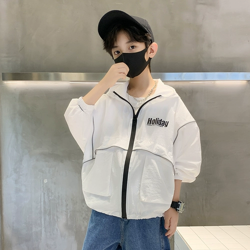 Летняя одежда, одежда для защиты от солнца, детская тонкая летняя куртка, подходит для подростков