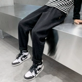 Детский комплект, летняя одежда, осенние джинсы, летние штаны для мальчиков для отдыха, подходит для подростков