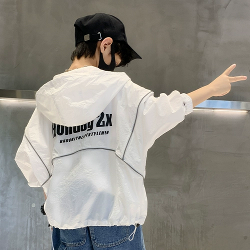 Летняя одежда, одежда для защиты от солнца, детская тонкая летняя куртка, подходит для подростков