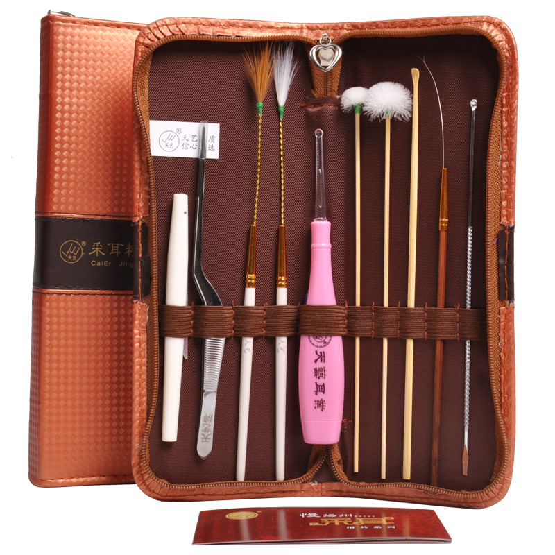 Yangzhou household ear collection toolkit household ear ear cleaning tool with ear - tapping ear - rod ear cleaning tool 10 pieces
