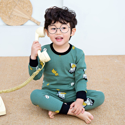 儿童睡衣宝宝纯棉保暖内衣