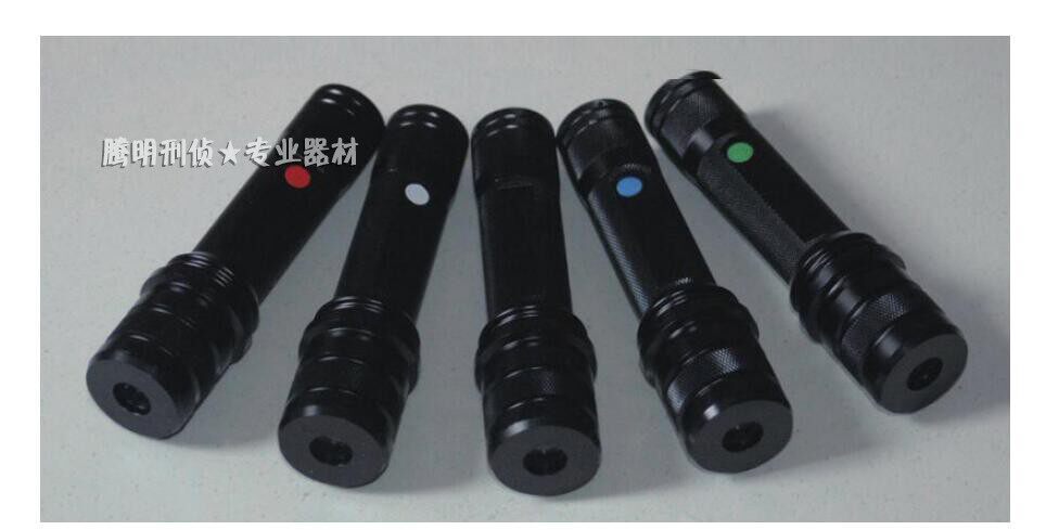 LED-008B五波段LED匀光勘查手电筒，五波段多波段光源