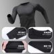 Sports suit men's spring and autumn large size quick-drying clothes new fitness running long-sleeved morning running basketball training clothes tights