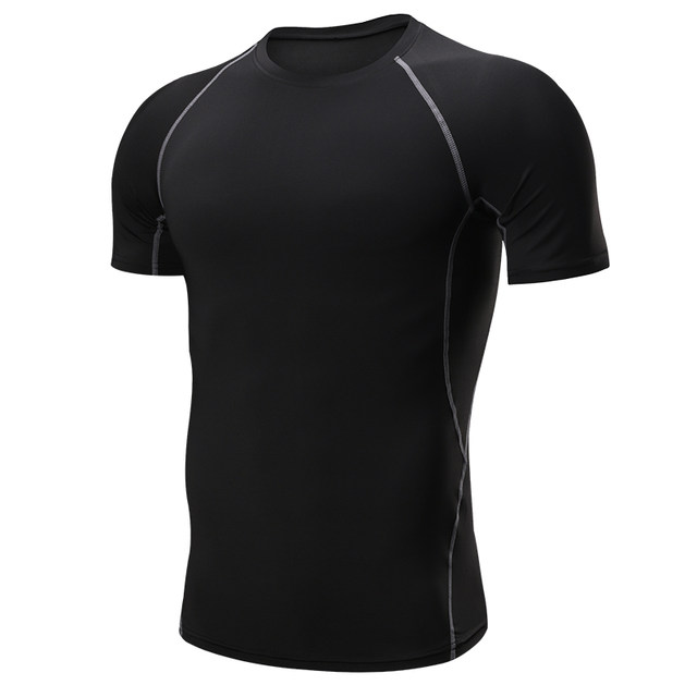 Fitness Suit for Men, Spring and Summer Running Sports, Quick-Drying Night Running Tights, Basketball Morning Running Training Clothes, Gym