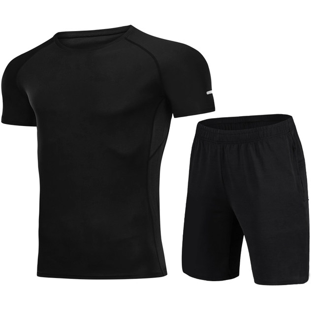 Sports Suit Men's Summer Quick-Drying Clothing Casual Fitness Running Shorts Gym Basketball Equipment Loose Two-Piece Set