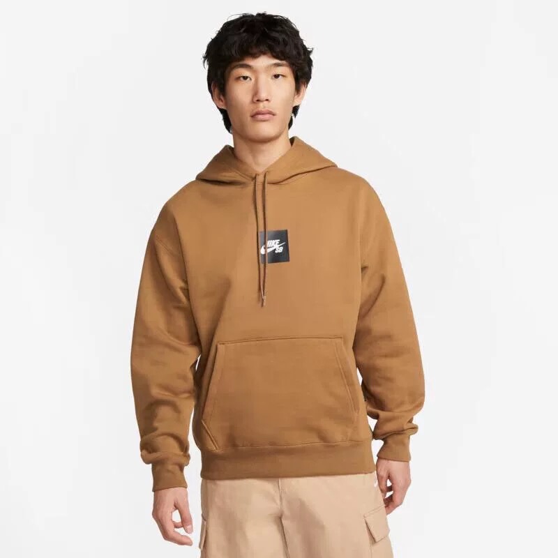 Nike Sb Spring Men's Skateboard Sweatshirt Hooded Pullover Fleece-Lined Warm Dv8840-270