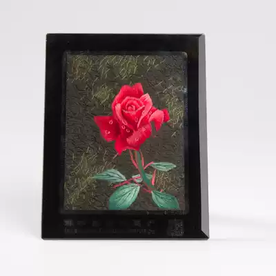 Yifei Hunan embroidery hand embroidery ornaments twelve Zodiac Hunan characteristic ox year hand embroidery home cultural creation peace gift