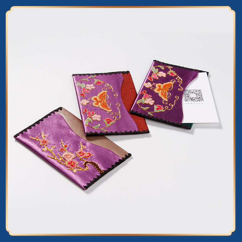 Ifei Xiang Embroidered hand-embroidered creative male and female Genuine Silk Embroidered Famous film clips Business featured Ventron-Taobao with a hand gift-Taobao