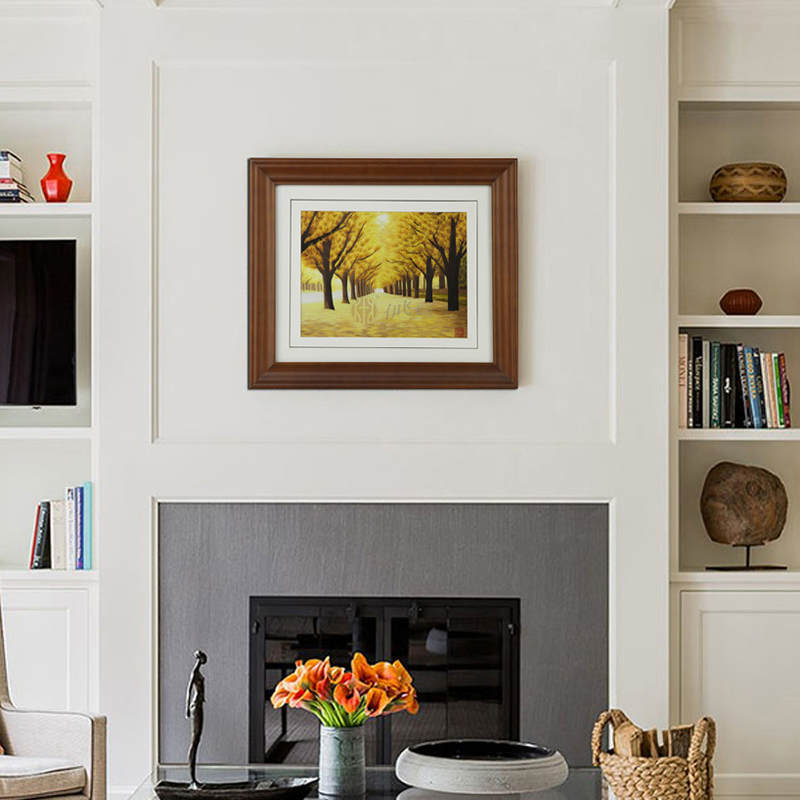 Ifei Xiang Embroidered Living Room Decoration Painting One-sided Embroidered Wall Decoration Pure Handmade Embroidery High Gear Gift Gold Full