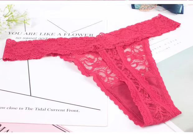 Châu Âu và Mỹ Thong Women Ren eo Trong suốt Vô hình Bí mật Một mảnh Kích thước lớn Chất béo mm200 kg Tóm tắt