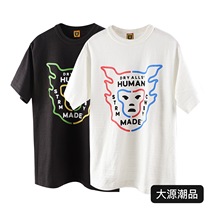 Spot HUMAN MADE T-SHIRT #1904 colorblock apes bamboo cotton short sleeve T-SHIRT 20SS
