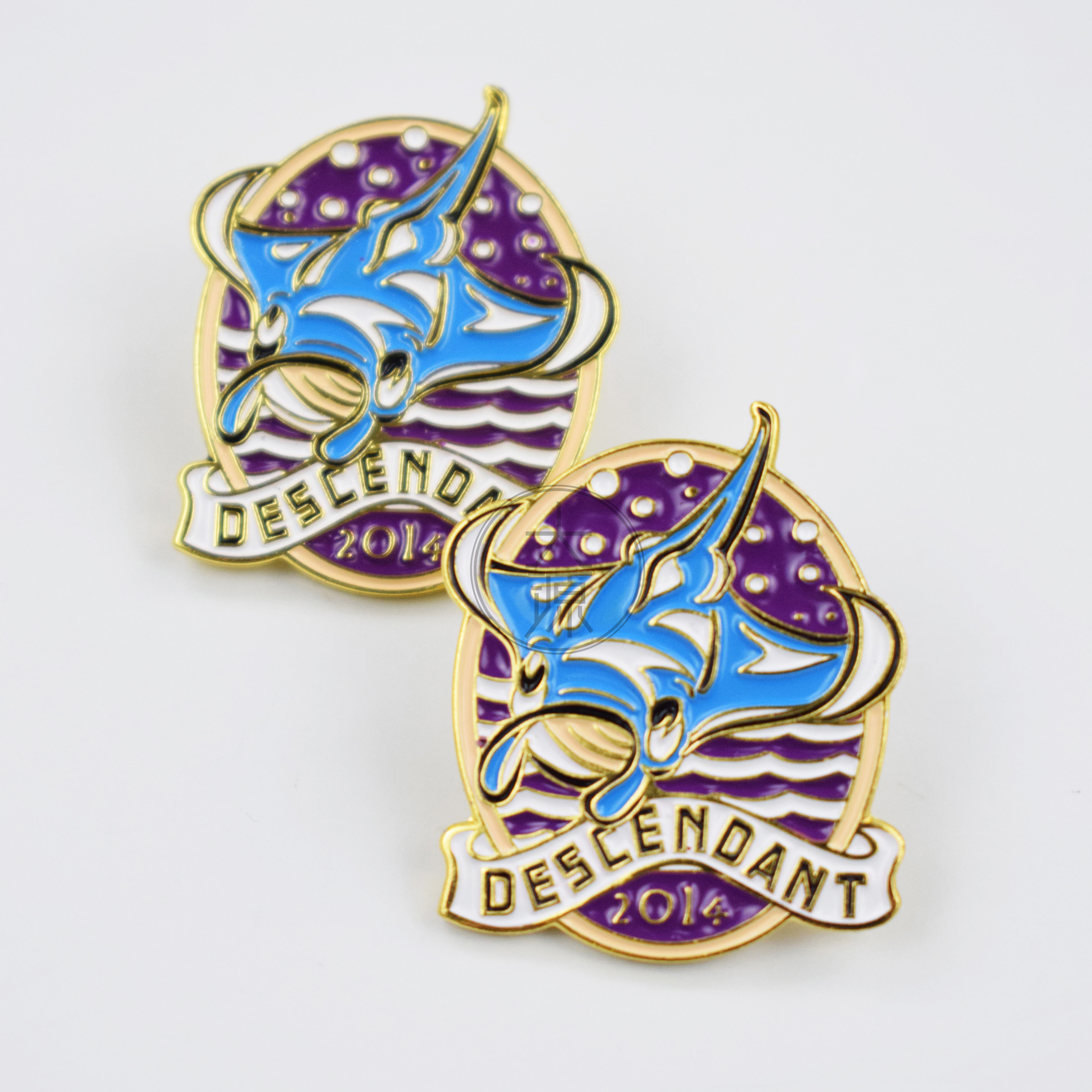 Spot DESCENDANT MANTA PINS Manta Octopus Brocknel 19SS