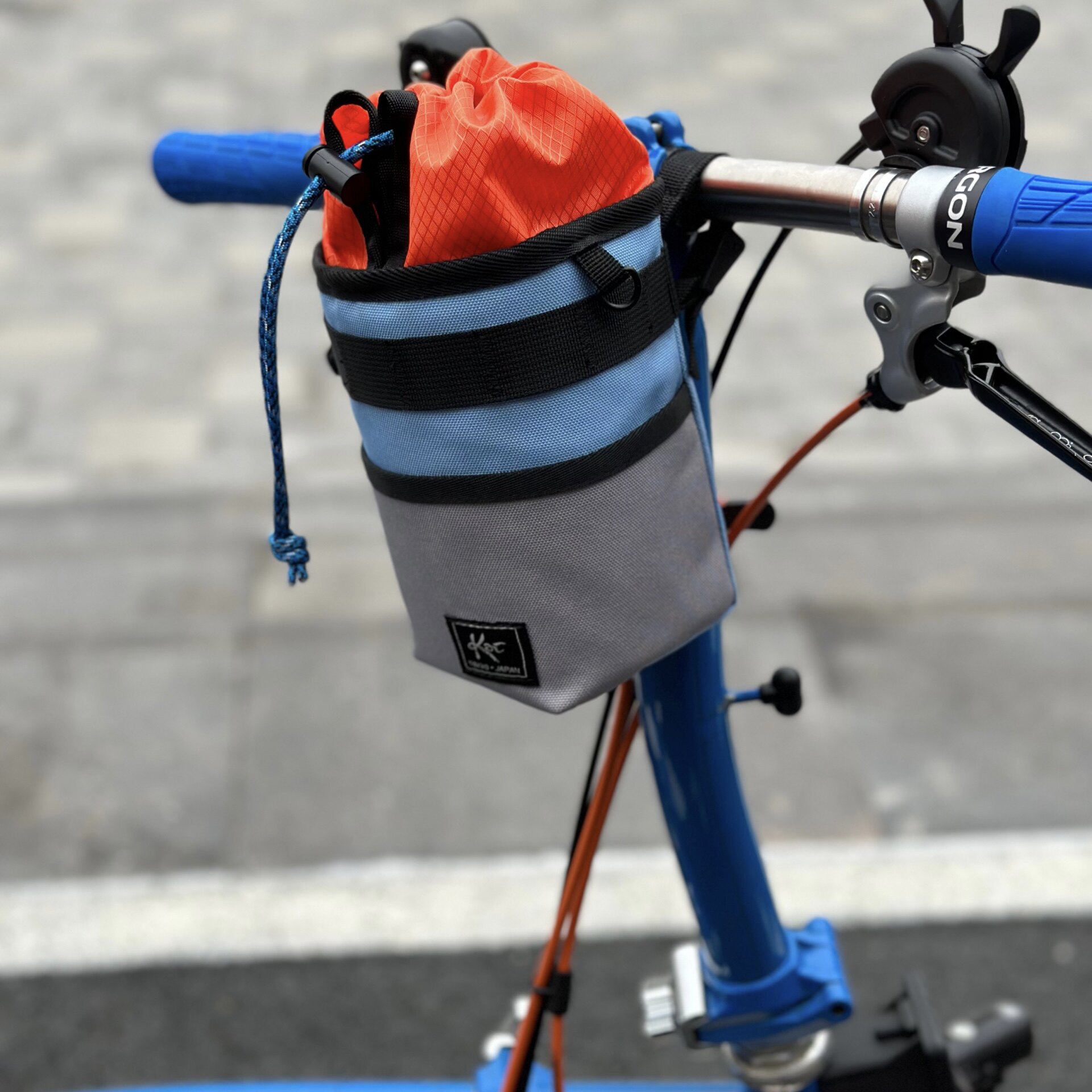Spot Japan KOI BIKE Kettle bag universal bike head bag small cloth kettle handlebar bag-Taobao