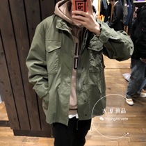 Spot BEAMS PLUS M-65 SOLID 19AW M65 military jacket military green Black