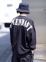 Spot DESCENDANT CETUS JERSEY LS long sleeve behind big logo shirt 20SS