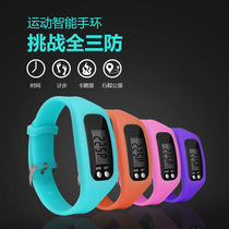 Manufacturers supply silicone bracelet pedometer watch pedometer multi-function pedometer time pedometer
