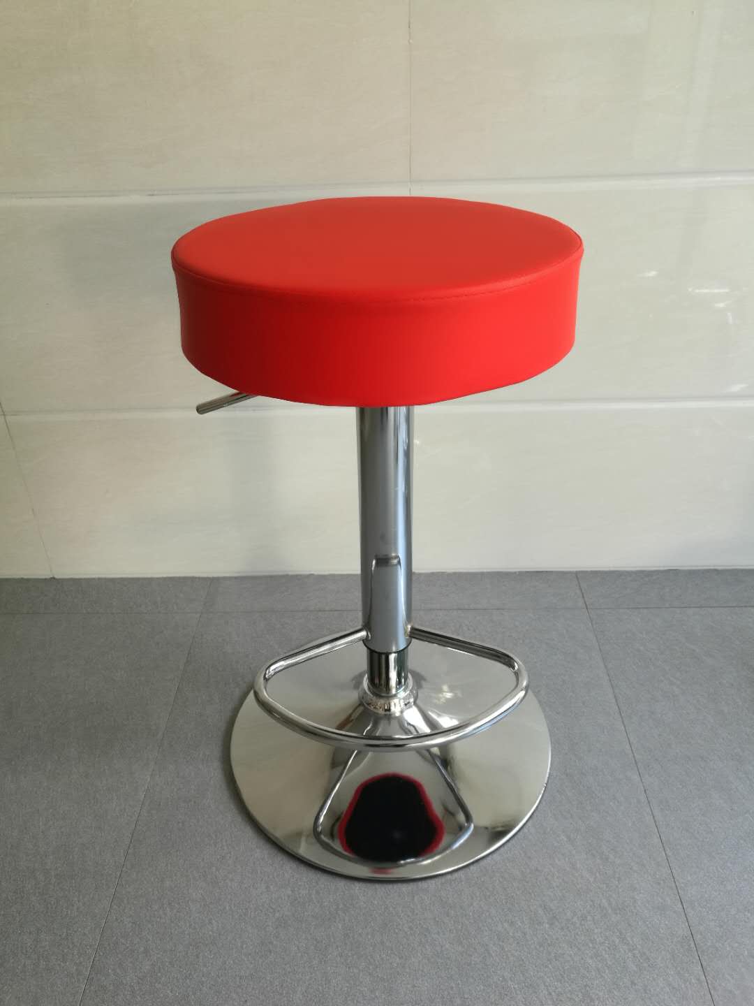 New PU leather round stool bar chair color bar stool operation table stool rotating lift beauty stool adjustable anti-static chair