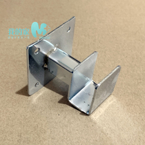Thickened a-column middle bracket shelf accessories Square tube left and right bracket AA column hook accessories Display rack hook tube bracket bracket