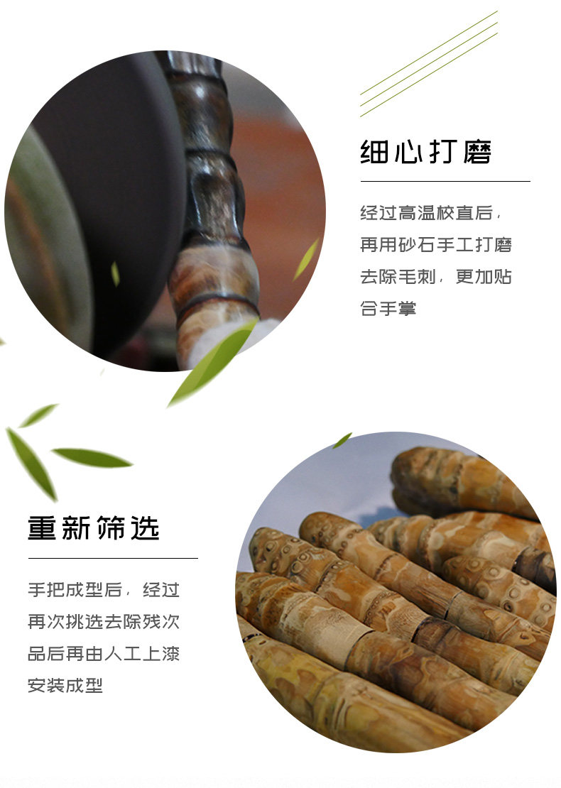 Ice удочкой 引路人冰钓竿实心杆稍大导环55cm插节罗汉竹冰钓竿排竿筏钓竿鱼竿