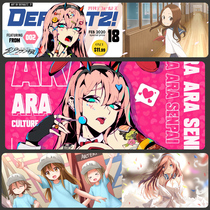 Mouse pad oversized lock edge animation two-dimensional custom abstinence keyboard pad laptop desk pad