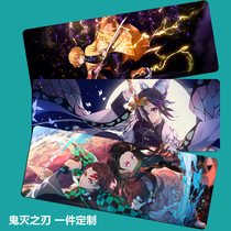Ghost Slayer Anime Mouse Pad Nezuko Tanjiro Butterfly Forbearance My Wife Shanyi Oversized Computer Keyboard Desk Pad