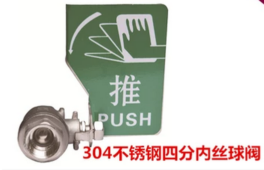 Eye Wash Accessories 304 stainless steel eyeware hand-push valves Eye Cleaner Valves push valves