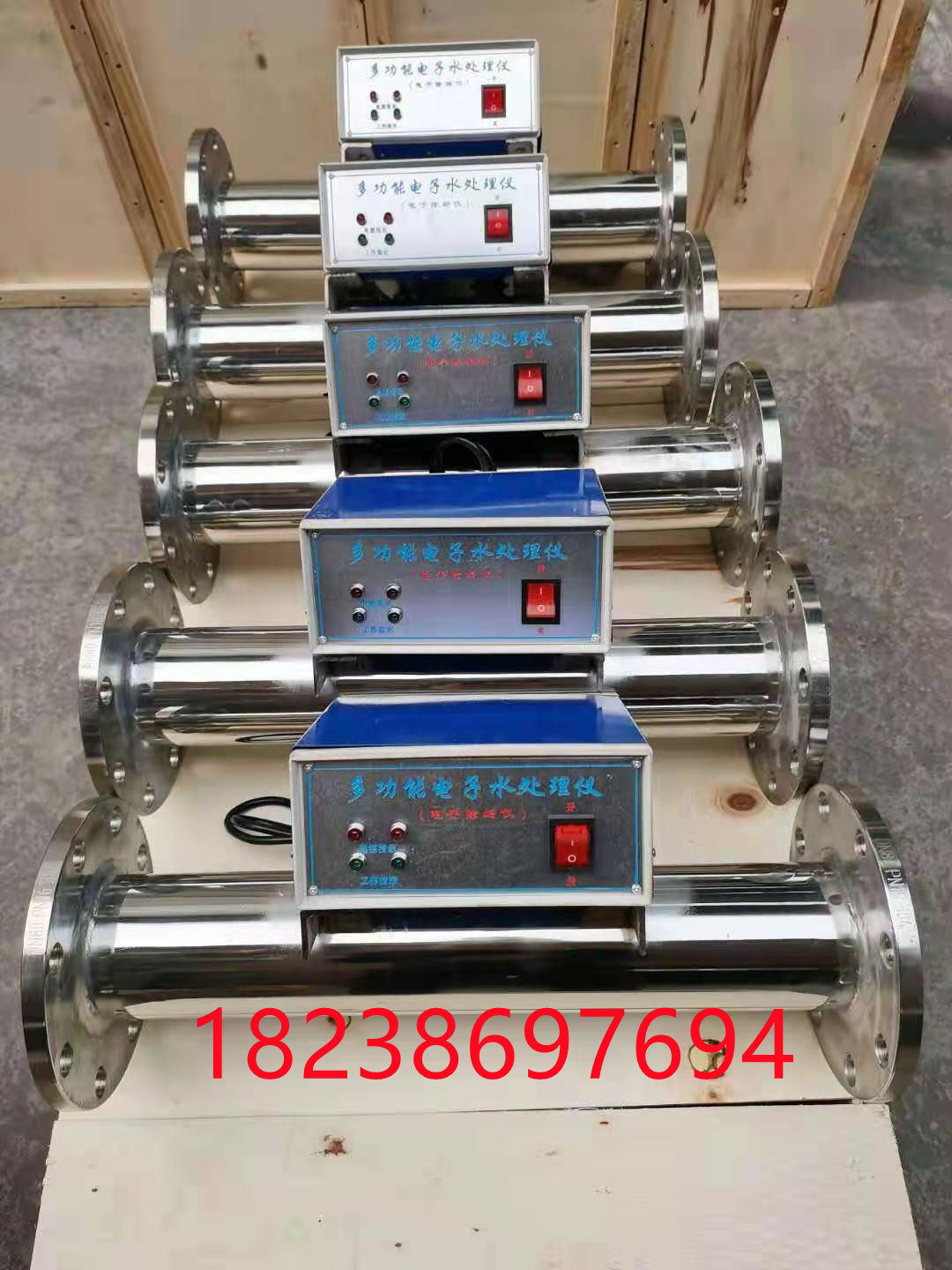 304 stainless steel sanitary grade self-coming drinking water floor heating fireplace small electronic descaling instrument water treatment instrument