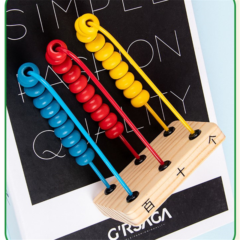 Counter Three Stalls Elementary School Kids Teaching Aids Number of Sticks Kindergarten Children Arithmetic Plus Subtraction Count a great mathematical stick