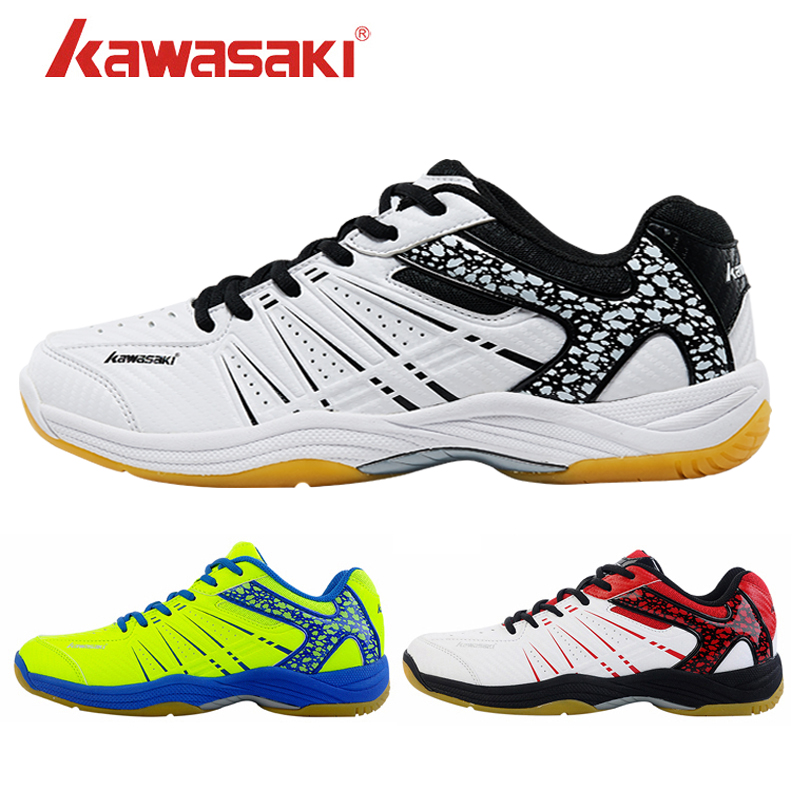 Special Price Kawasaki Badminton Shoes Men And Women Shoes Professional Non-slip Shock Absorbing Sports Shoes Ultra Light Breathable Wear and Training