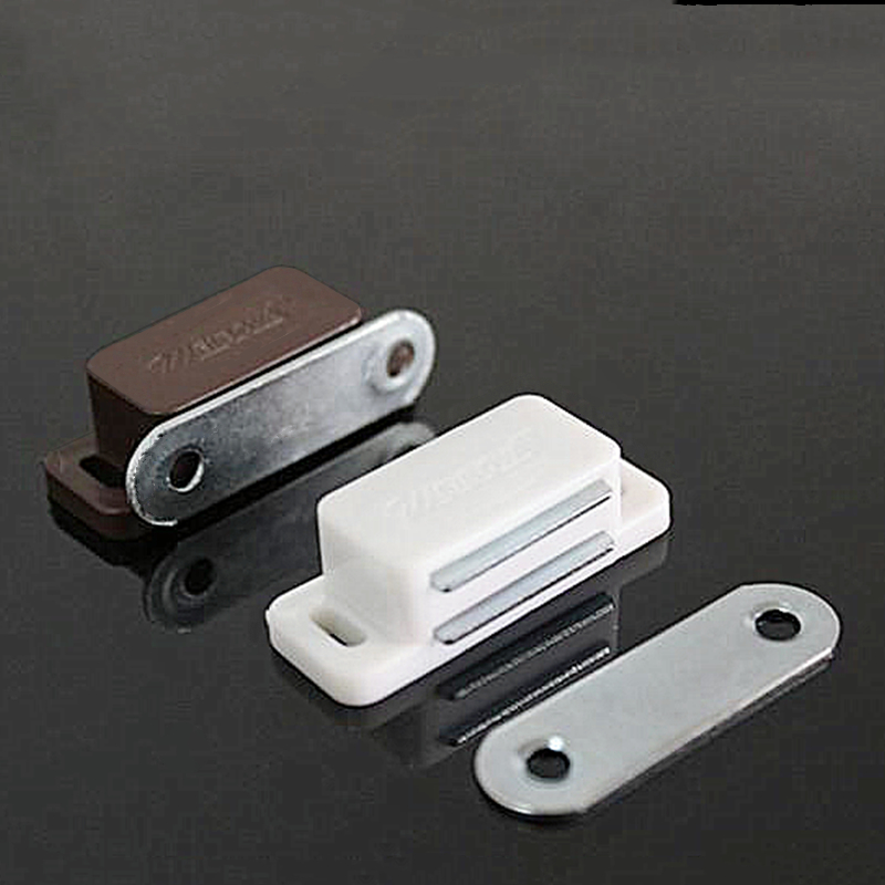 Strong magnetic suction cabinet door bumper beads Strong magnet Plastic door suction Heineken magnetic clip small white brown wardrobe magnetic suction