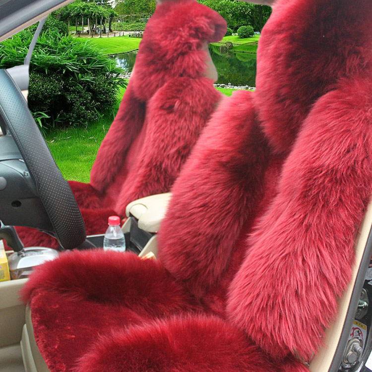 New Car Cushion Wool Cushion Plush Cushion Winter Cushion Four Seasons Cushion Auto Supplies