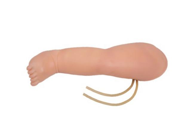 高级婴儿腿部静脉穿刺模型静脉注射训练腿模具