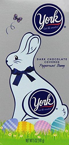 York Dark Chocolate Covered Peppermint Bunny 5-Ounc