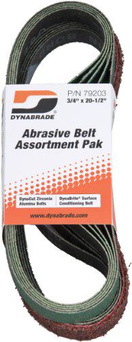 Dynabrade 79203 3 4-Inch by 20-1 2-Inch Belt Assorme