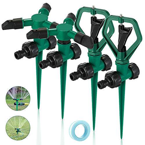 Number-one Lawn Sprinkler 2pcs 360 Degree Automatic