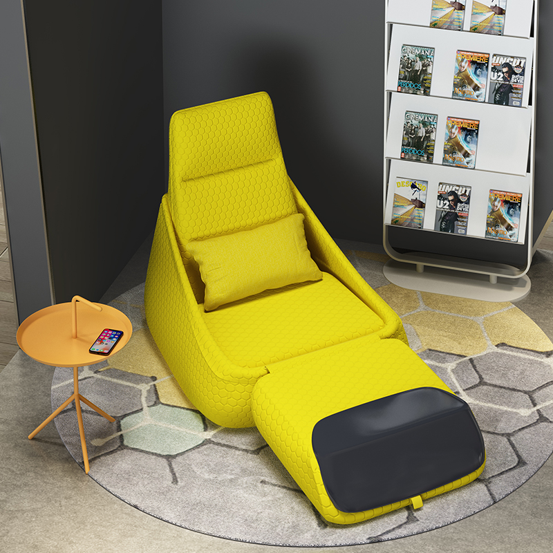 Creative multi-function single-person casual chair small cloth folding can lie in sofa chair lounge office furniture