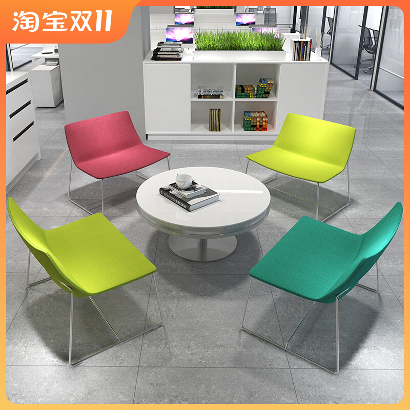 Simple reception negotiation table and chair combination conference room lounge area personality leisure conference chair office chair with backrest