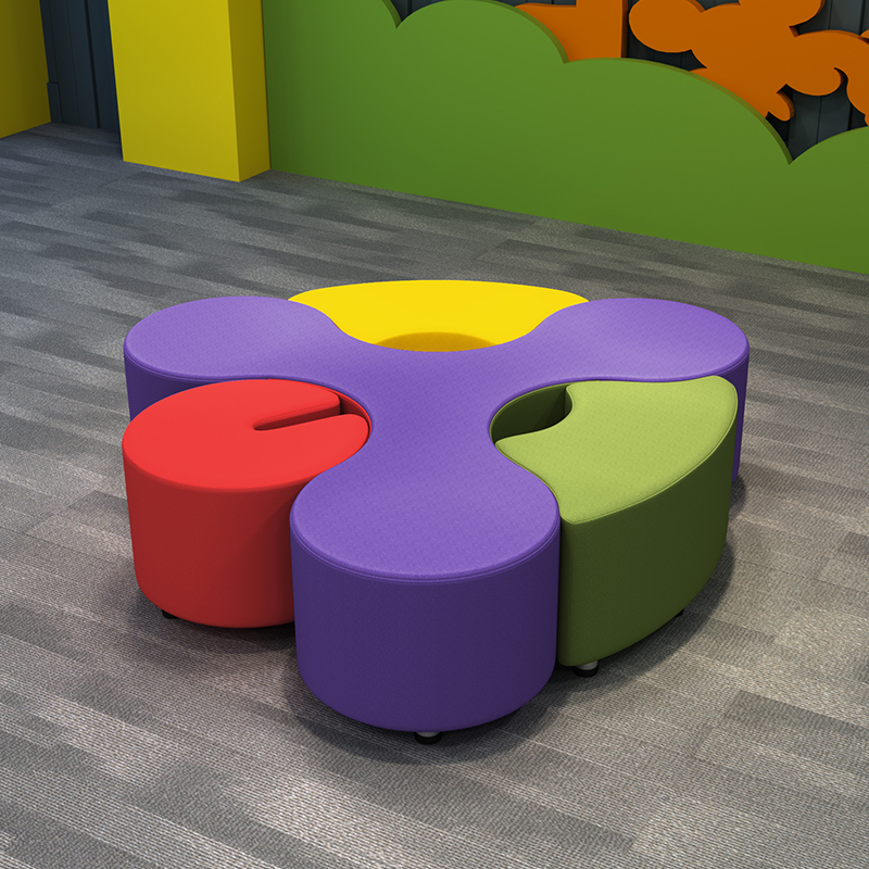 Kindergarten Library Reading Room Early Education Center Parent Waiting Rest Area Casual Reception Small Sofa Composition