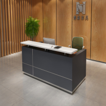 Custom Marble Foreground Reception Desk Desk Minimalist Modern Office Training Courses Fashion Small set to do